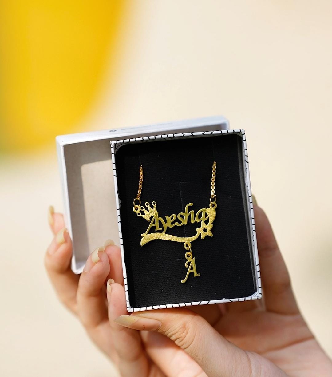 Customised Alphabetic Name locket