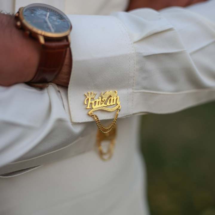 customze name cufflinks