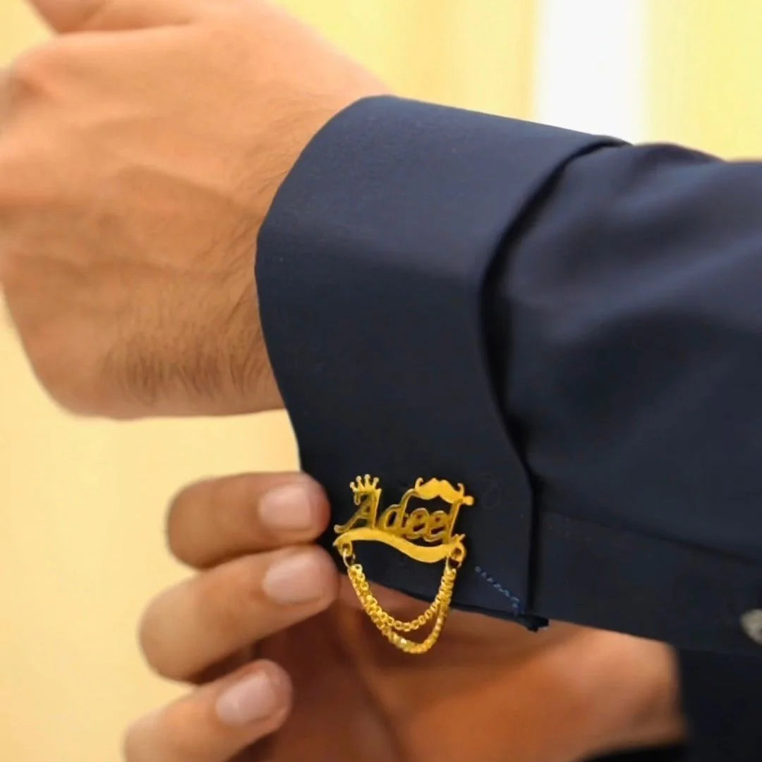 customze name cufflinks