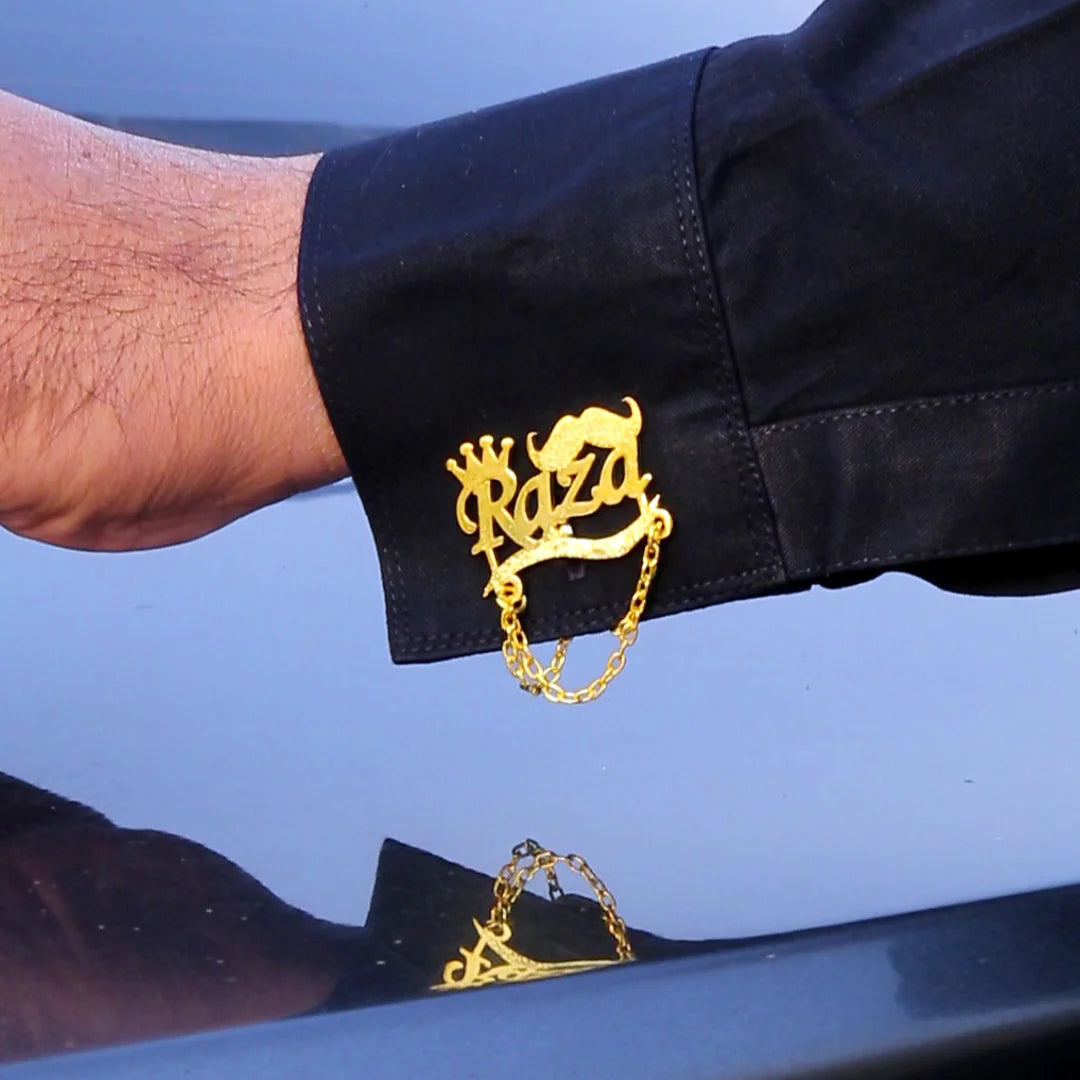 customze name cufflinks