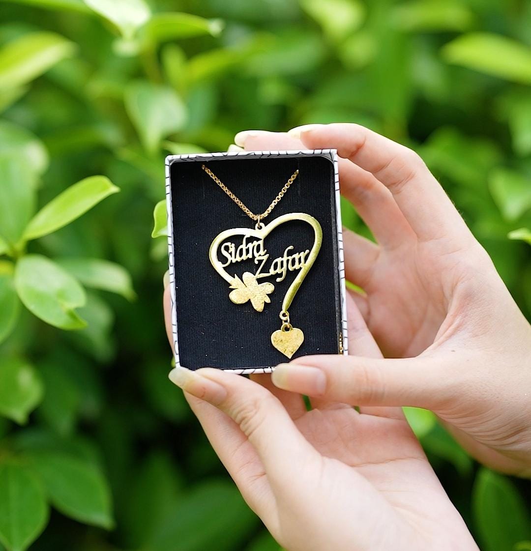 Heart Name Locket